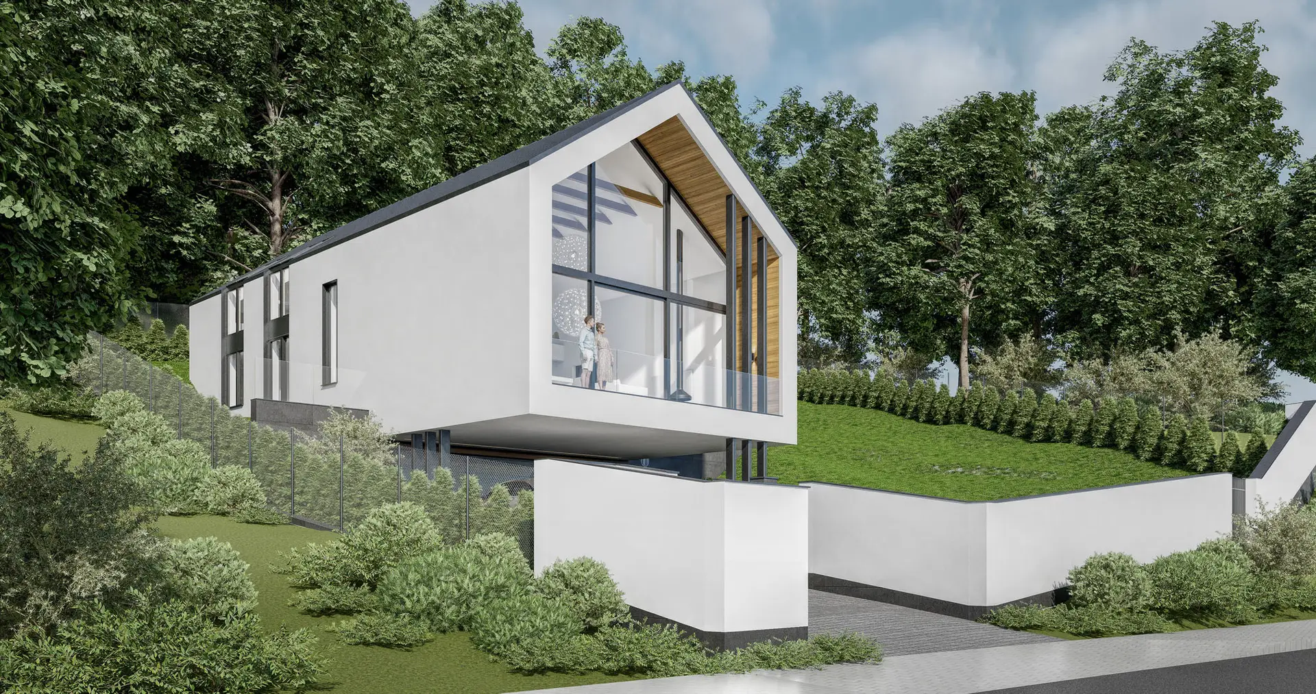 Projekt domu w powietrzu
