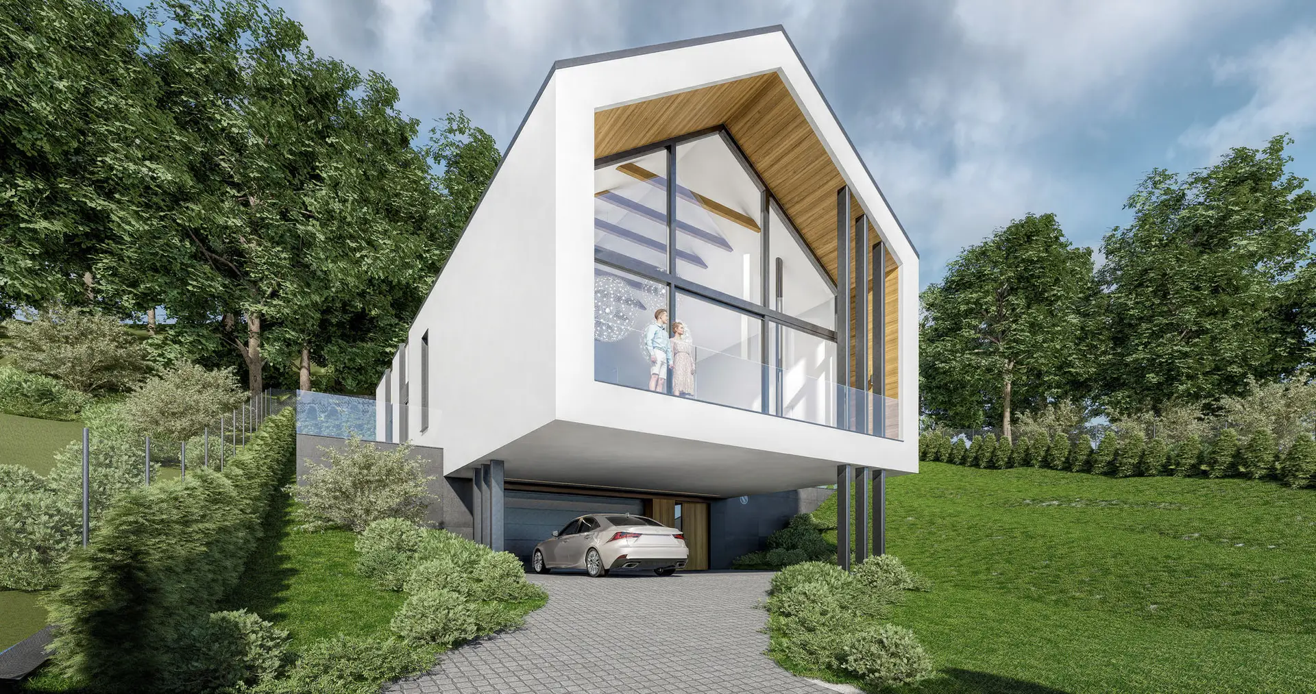 Projekt domu w powietrzu