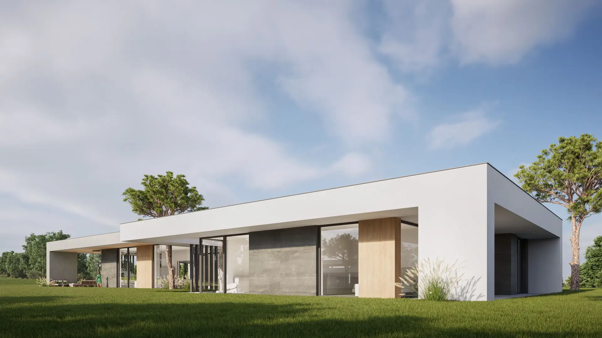 Projekt parterowej willi