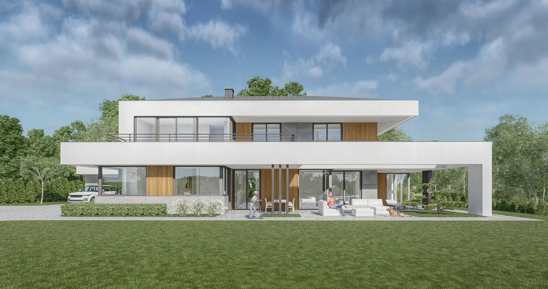 Projekt modernistycznej willi