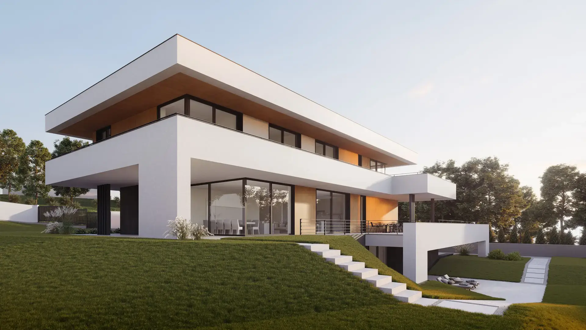 Projekt nowoczesnej willi