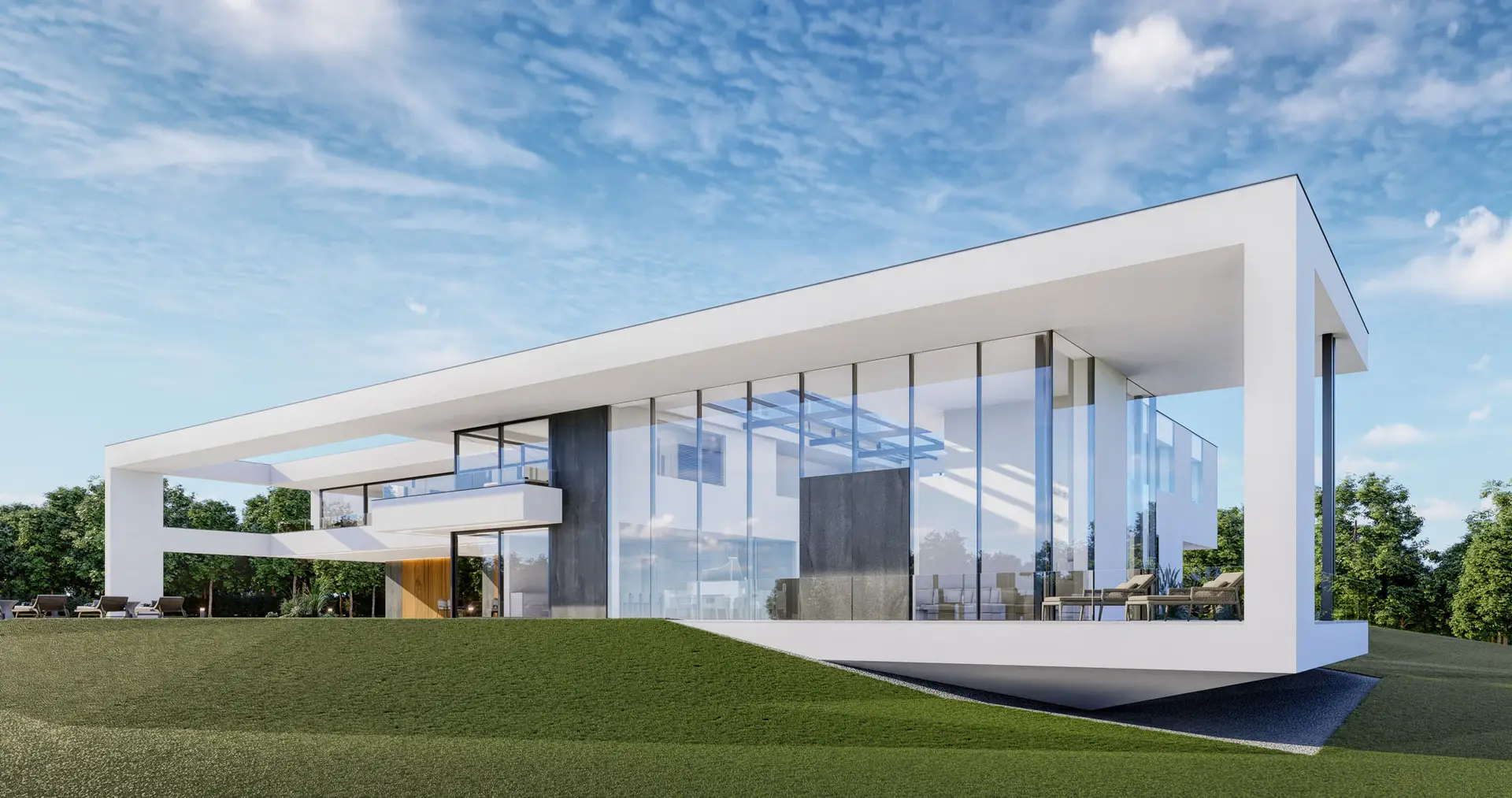 Projekt nowoczesnej rezydencji