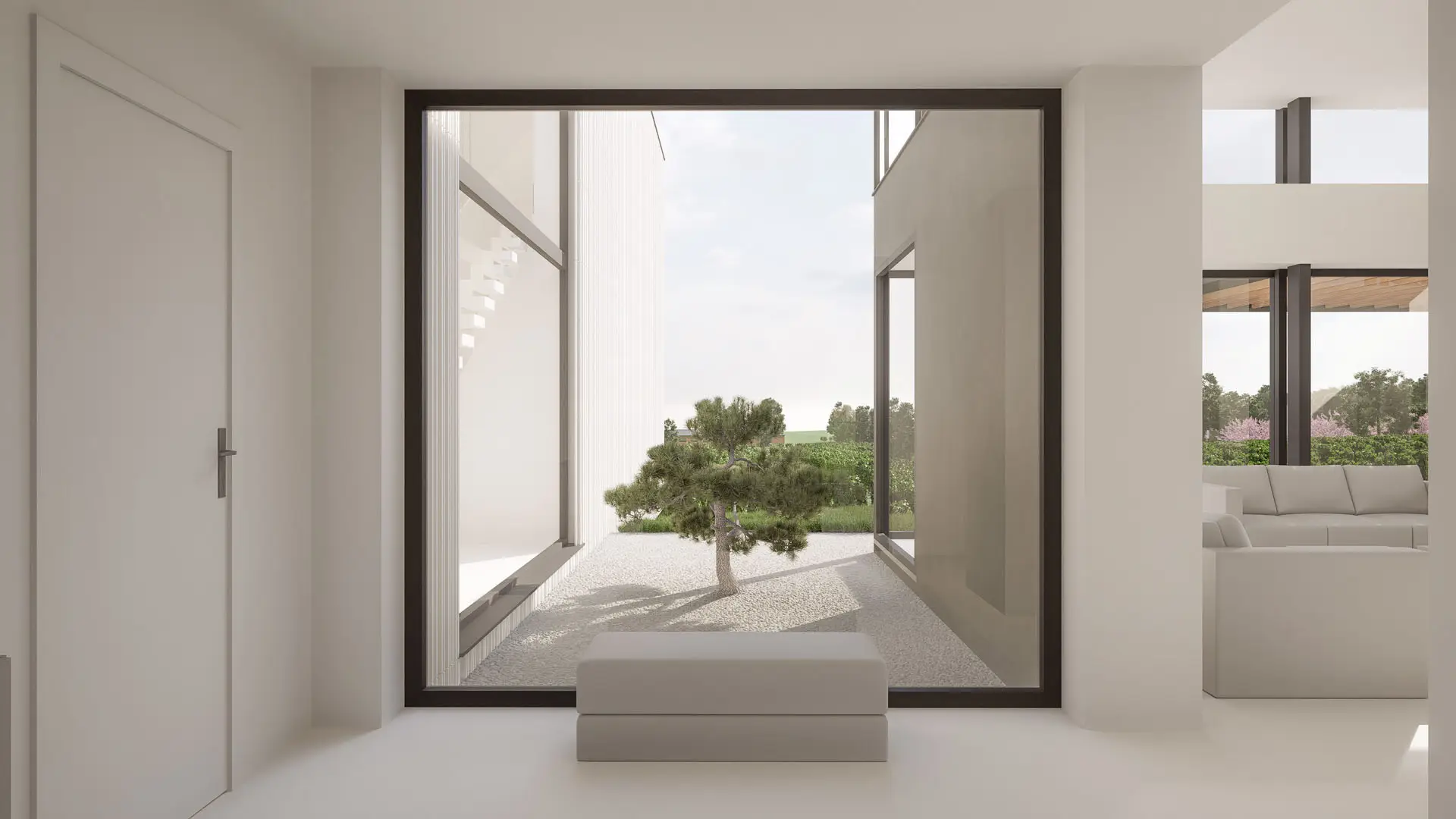 Projekt willi w krajobrazie